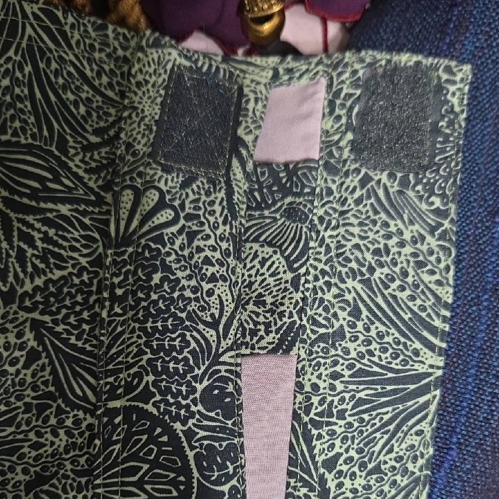 Floral Patterned Green Ripskirt - Picture 3 of 6